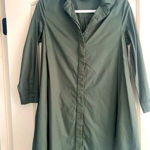 Tuckernuck Castleton Green Wren Shirt Dress